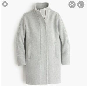 Like New: j crew gray stadium wool coat